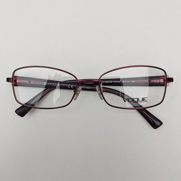 🕶️Vogue VO3961-B 717-S Eyeglasses 52/17 135 /KAL642🕶️ - Picture 1 of 9
